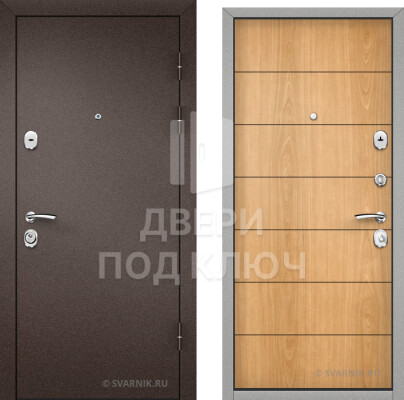 Усиленная входная дверь в коттедж ДПК-9346